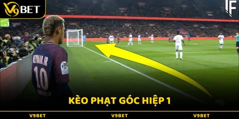 Kèo phạt góc hiệp 1 là dự đoán số quả phạt góc trong hiệp đầu