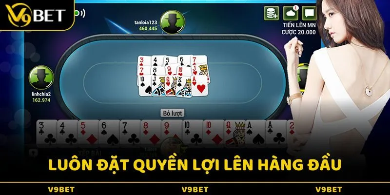 Nhà cái luôn đặt quyền lợi người chơi lên hàng đầu